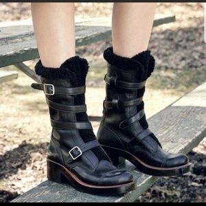 Coach Moto Leather Boots